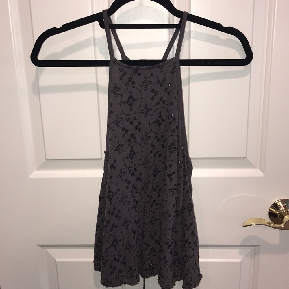 Gray Free People tank top